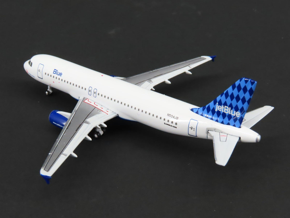 1:400 GeminiJets Die-Cast jetBlue Airways &quot;Shades of Blue&quot; Airbus A320 Airliner