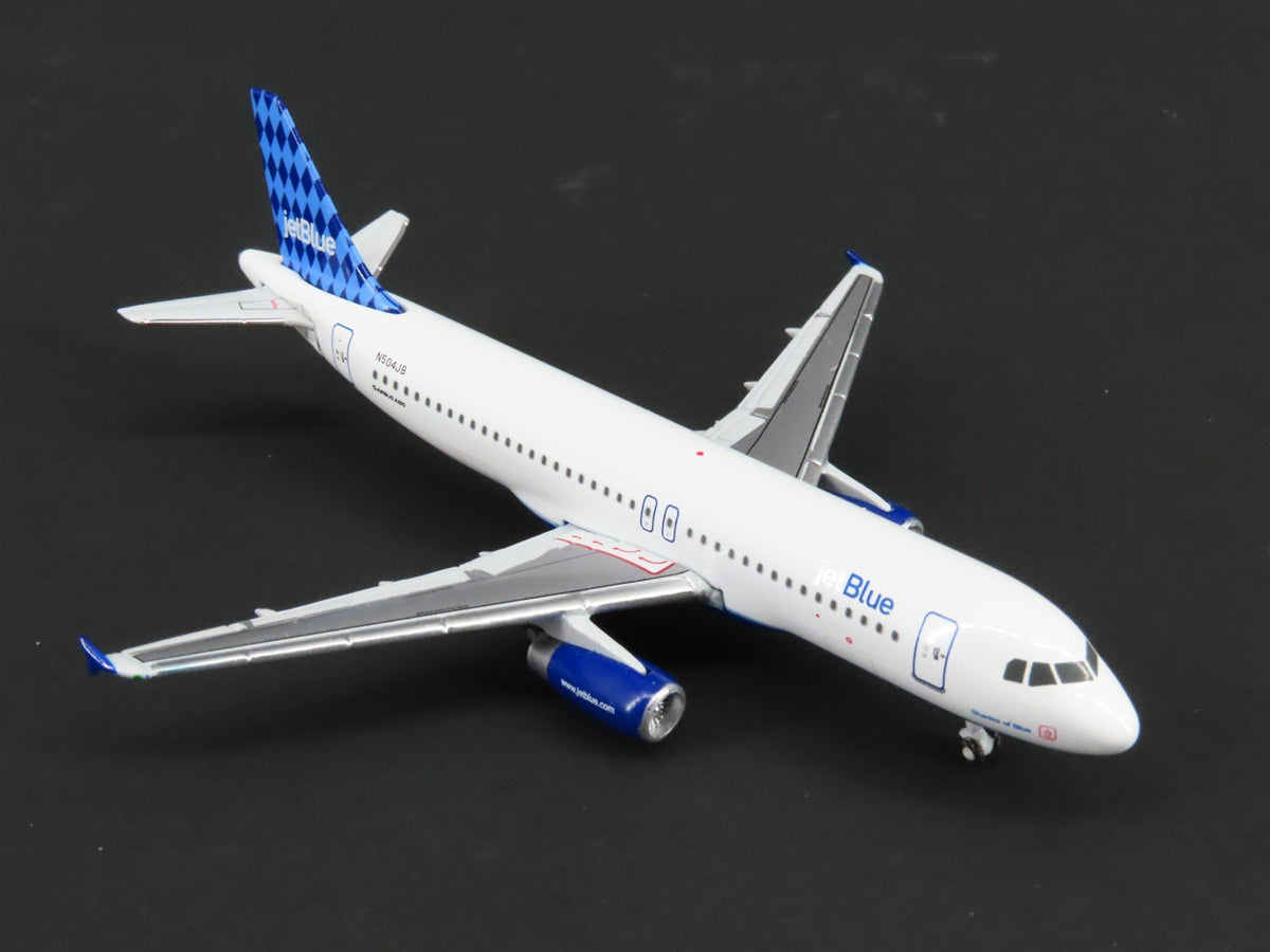 1:400 GeminiJets Die-Cast jetBlue Airways &quot;Shades of Blue&quot; Airbus A320 Airliner