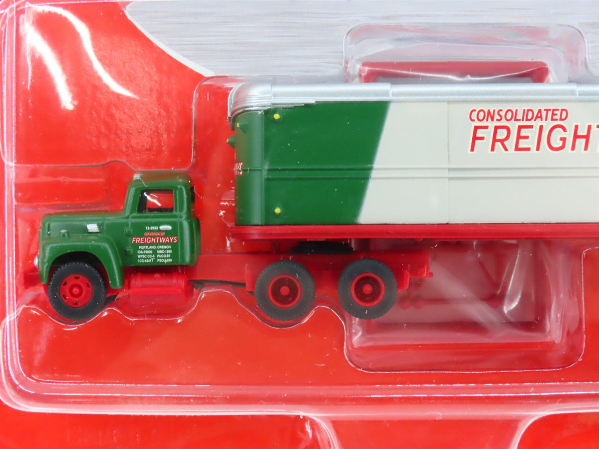 HO CMW Mini Metals 31135 Consolidated Freightways Tractor w/ 32&#39; Trailer Set