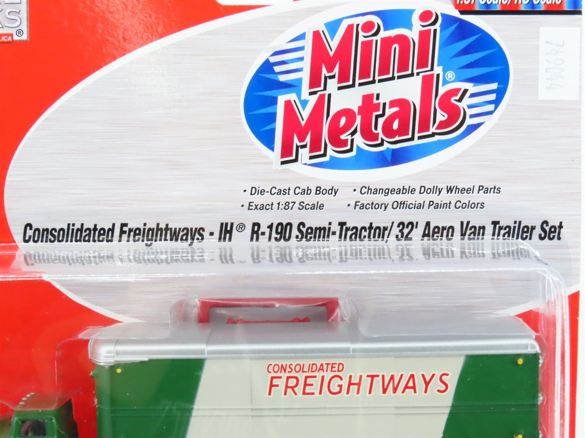 HO CMW Mini Metals 31135 Consolidated Freightways Tractor w/ 32&#39; Trailer Set