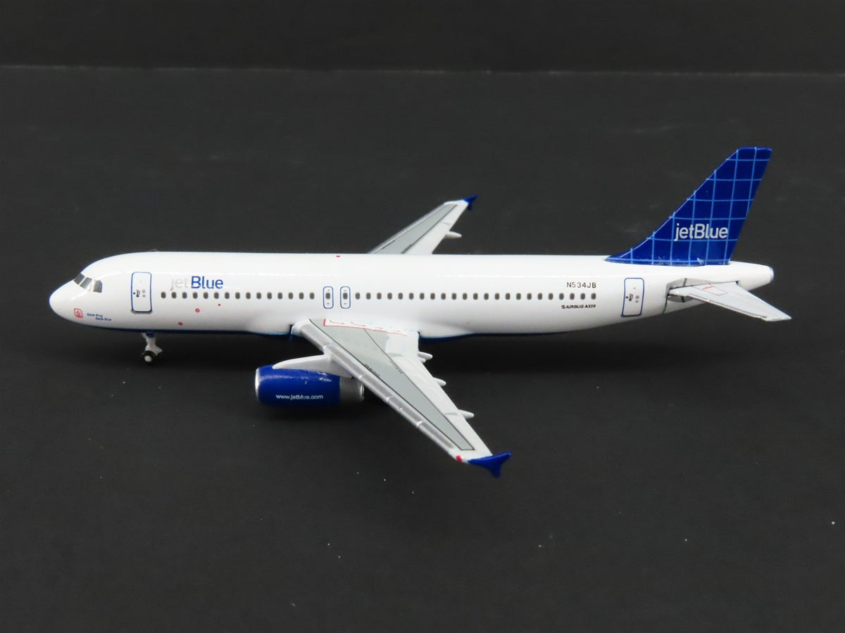 1:400 GeminiJets Die-Cast jetBlue &quot;Bada Bing Bada Blue&quot; Airbus A320 Airliner