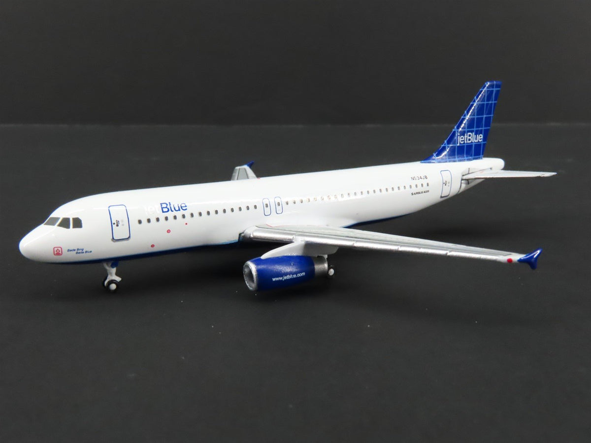 1:400 GeminiJets Die-Cast jetBlue &quot;Bada Bing Bada Blue&quot; Airbus A320 Airliner