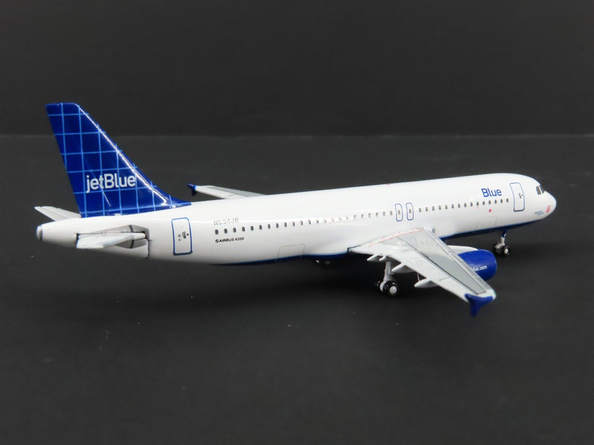 1:400 GeminiJets Die-Cast jetBlue &quot;Bada Bing Bada Blue&quot; Airbus A320 Airliner