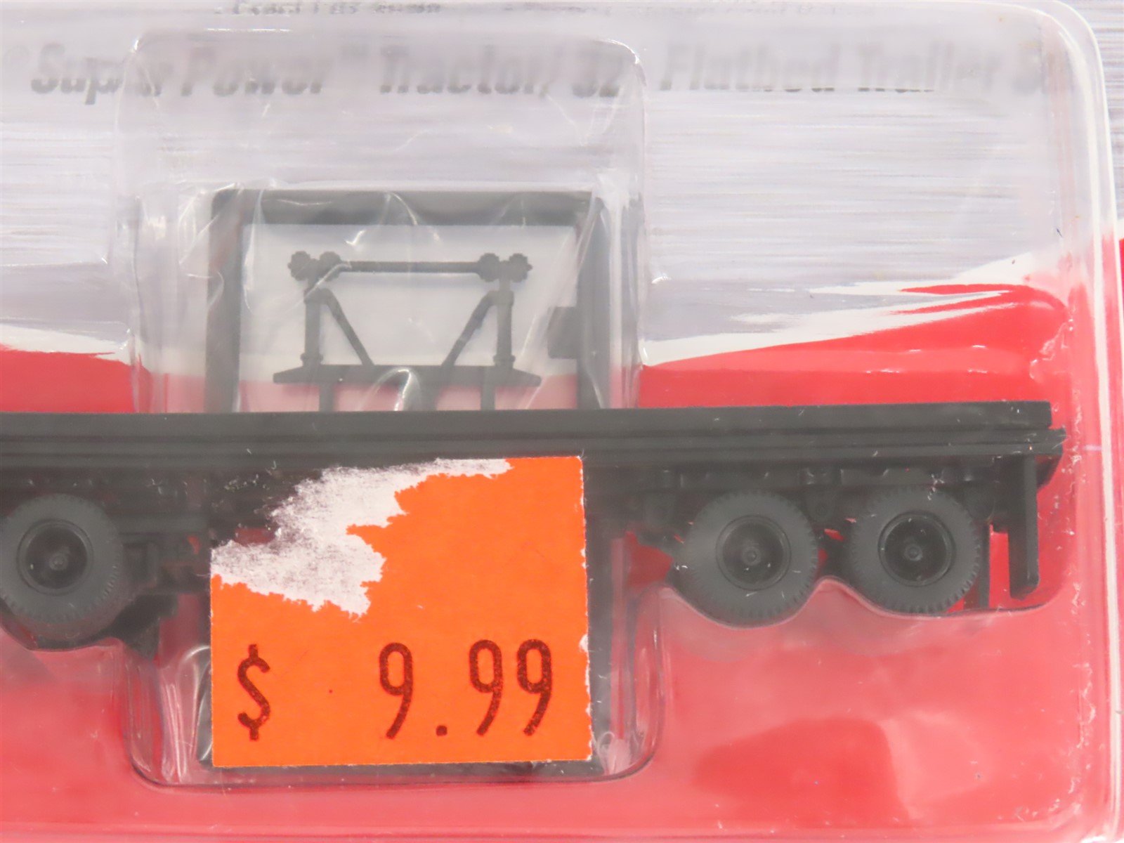 HO Scale CMW Mini Metals 31125 US Steel Tractor w/ 32' Flatbed Trailer Set