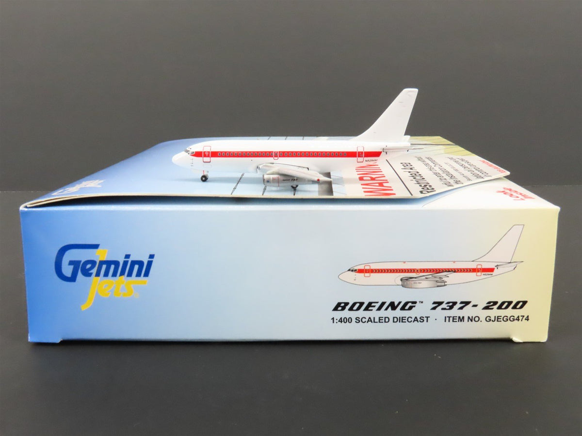 1:400 GeminiJets GJEGG474 Die-Cast EG&amp;G Special Projects Boeing 737-200 Airliner