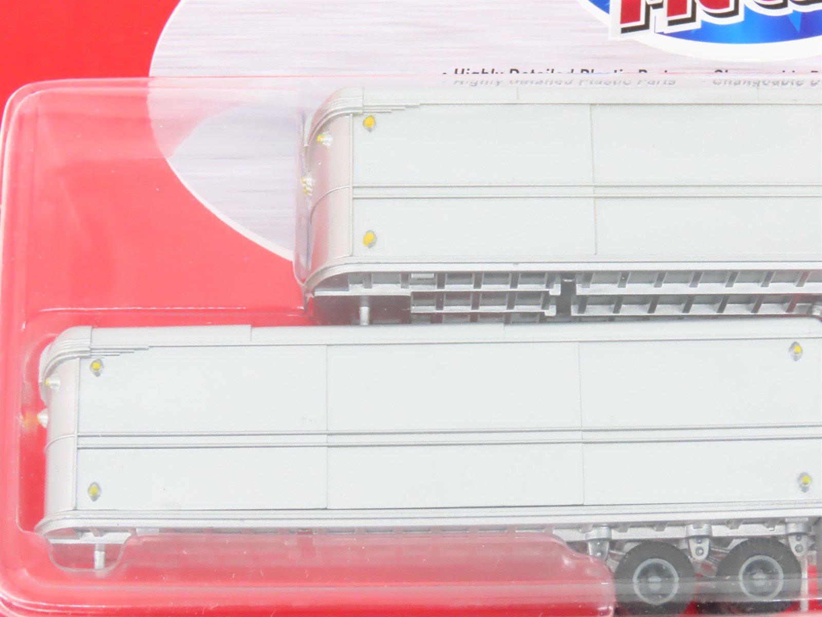 HO Scale CMW Mini Metals #31107 Undecorated 32' Aerovan Trailer Set - SEALED