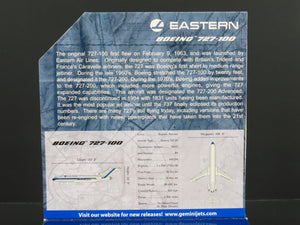 1:400 GeminiJets GJEAL288 Die-Cast Eastern Air Lines Boeing 727-100 Airliner