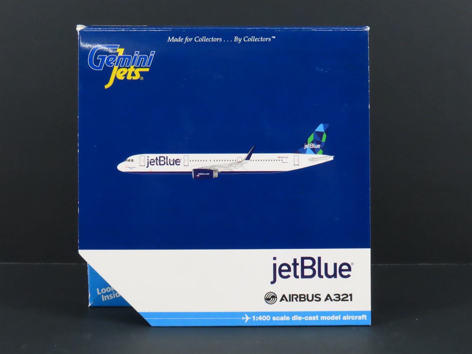 1:400 Scale GeminiJets GJJBU1400 Die-Cast JetBlue Airways 1:400 Scale GeminiJets GJJBU1400 Die-Cast JetBlue Airways