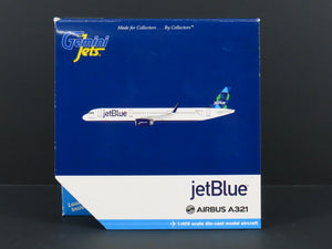 1:400 Scale Gemini Jets GJJBU1400 Die-Cast JetBlue Airways Airbus A321 Airliner