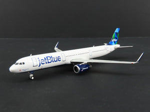 1:400 Scale Gemini Jets GJJBU1400 Die-Cast JetBlue Airways Airbus A321 Airliner