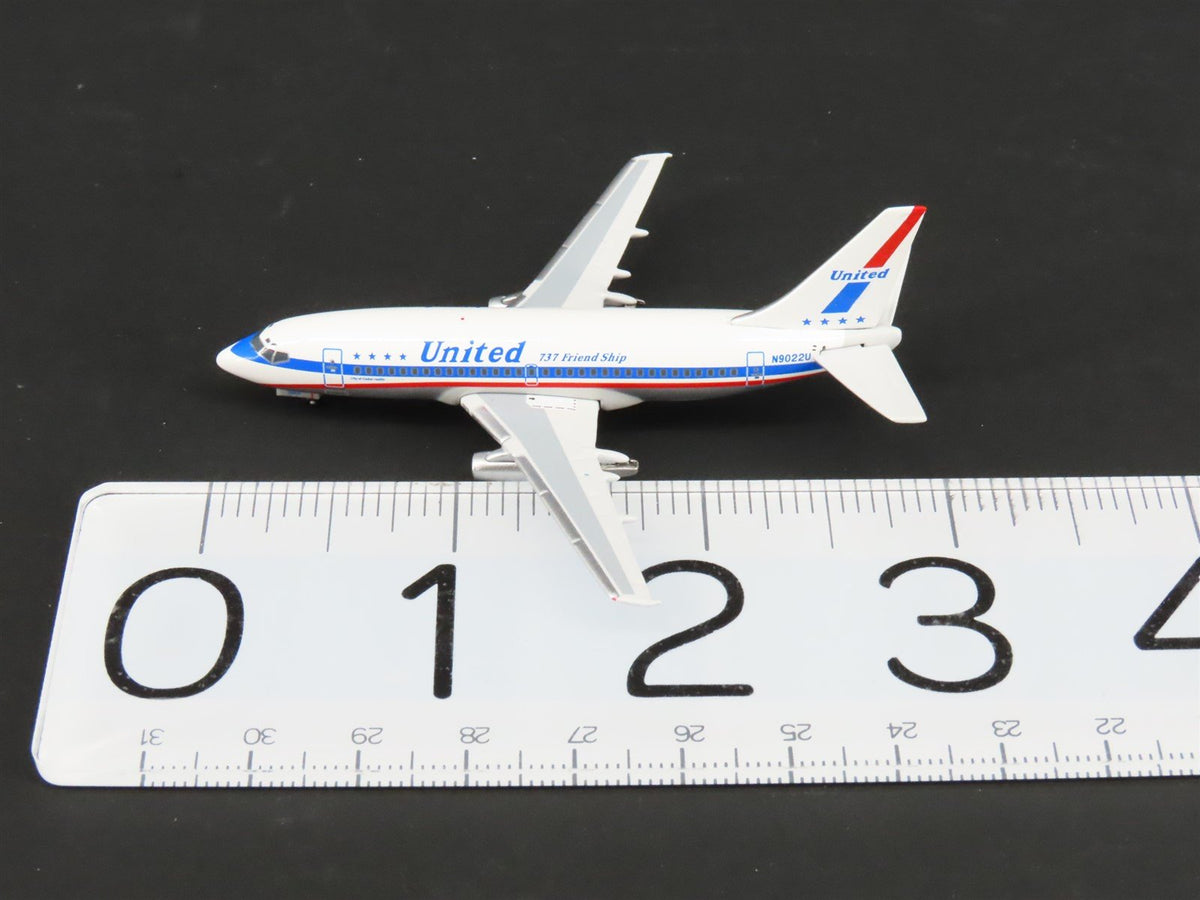 1:400 Seattle SMA Die-Cast United Airlines &quot;Friend Ship&quot; Boeing 737-200 Airliner