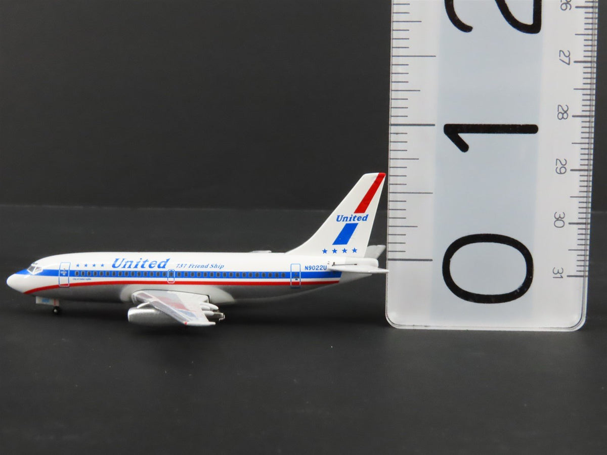 1:400 Seattle SMA Die-Cast United Airlines &quot;Friend Ship&quot; Boeing 737-200 Airliner