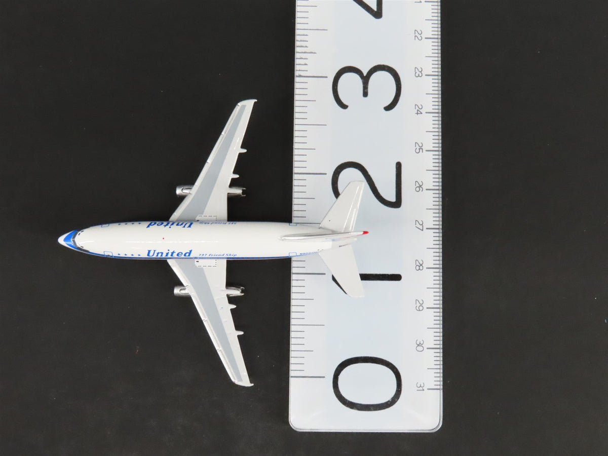 1:400 Seattle SMA Die-Cast United Airlines &quot;Friend Ship&quot; Boeing 737-200 Airliner