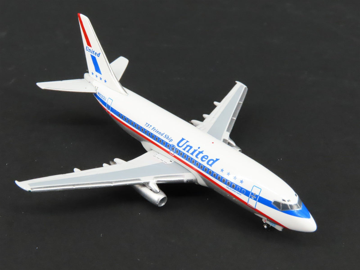 1:400 Seattle SMA Die-Cast United Airlines &quot;Friend Ship&quot; Boeing 737-200 Airliner