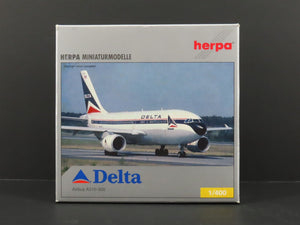 1:400 Scale herpa 560757 Die-Cast Delta Airlines Airbus A310-300 AIrliner