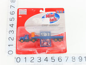 HO Scale CMW Mini Metals 31122 Roadway Tractor w/ 32' Flatbed Trailer Set