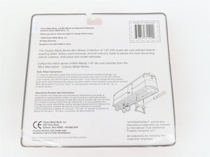 HO Scale CMW Mini Metals 31122 Roadway Tractor w/ 32' Flatbed Trailer Set