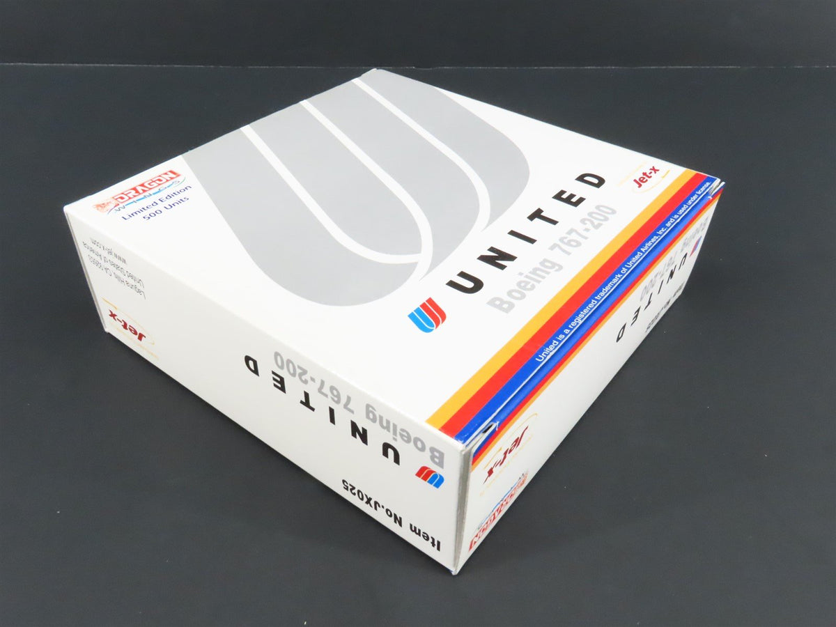 1:400 Dragon Wings Jet-x JX025 Die-Cast United Airlines Boeing 767-200 Airliner