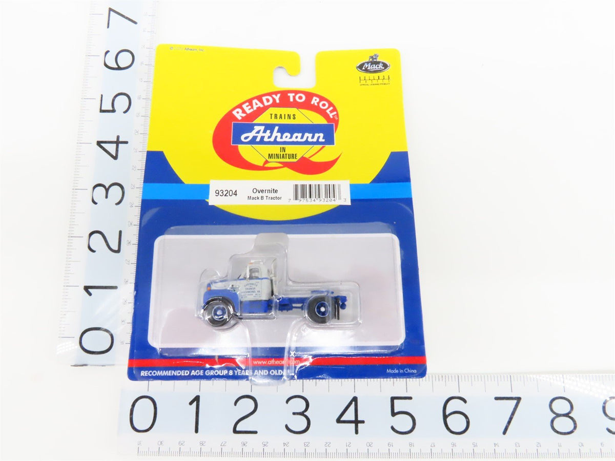 HO Scale Athearn #93204 Overnite (Transp.) Mack B Tractor