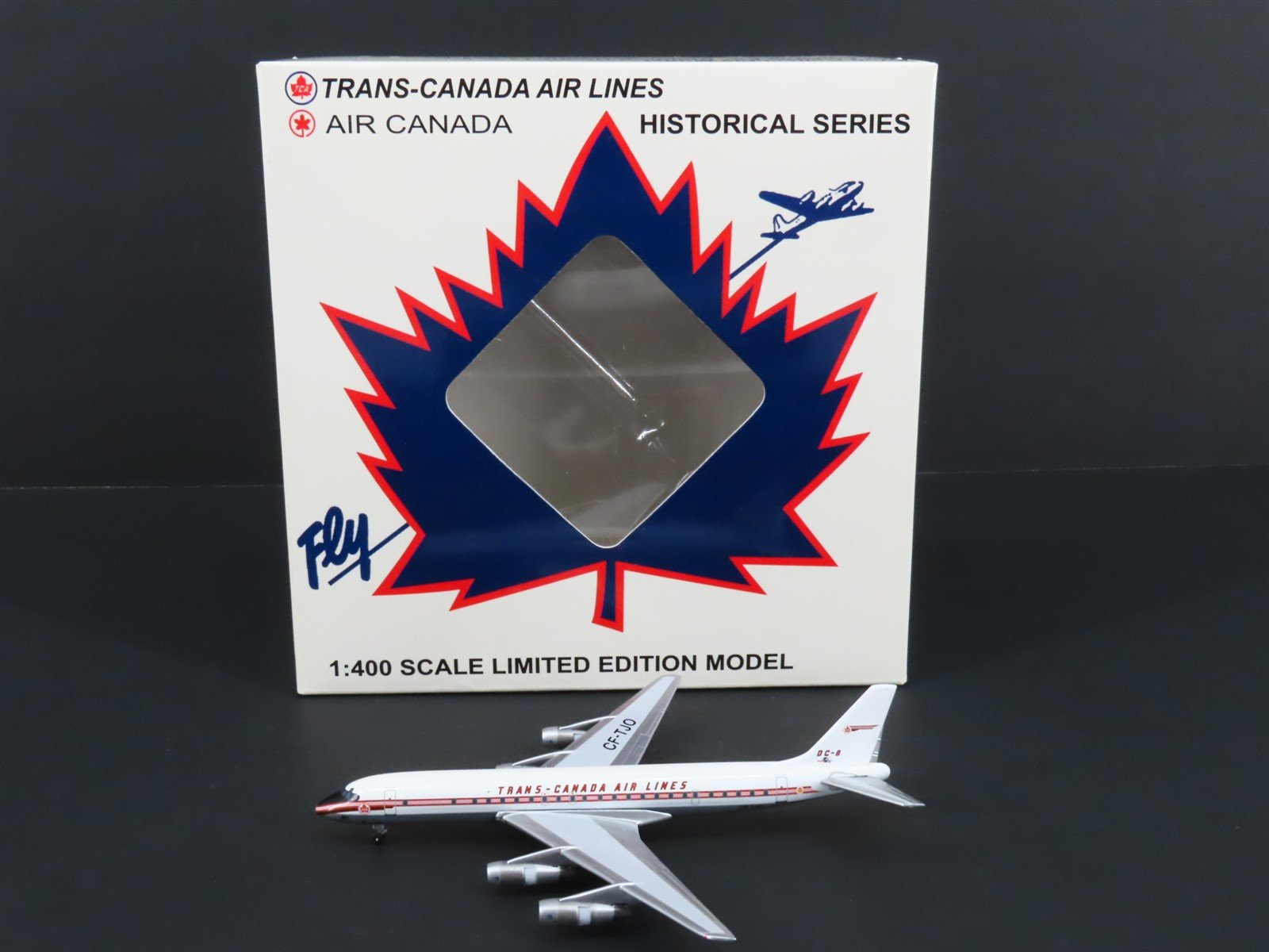 1:400 Scale Aero Classics Die-Cast Trans-Canada Air Lines Douglas DC-8 Airliner