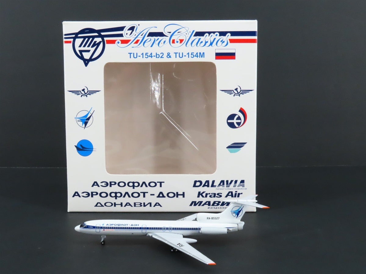 1:400 Aero Classics Die-Cast Aeroflot Russian Airlines Tupolev TU-154 Airliner