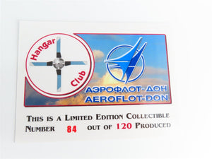1:400 Aero Classics Die-Cast Aeroflot Russian Airlines Tupolev TU-154 Airliner