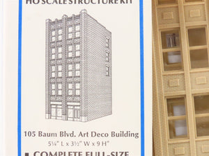 HO 1/87 Scale City Classics Kit #105 Baum Blvd. Art Deco Building