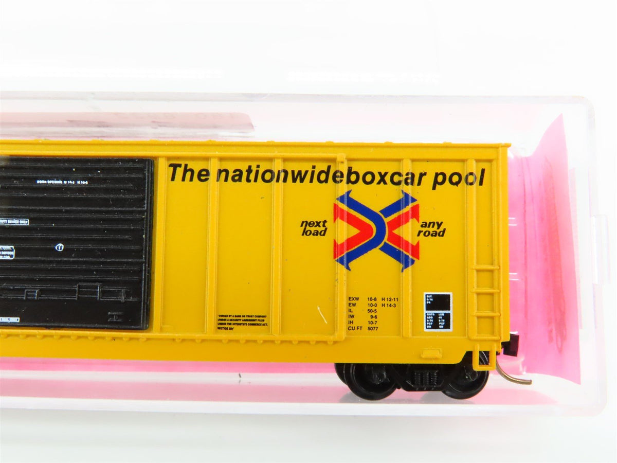 N Scale Roundhouse 8922 UP Union Pacific Railbox Repaint 50&#39; Box Car #131137