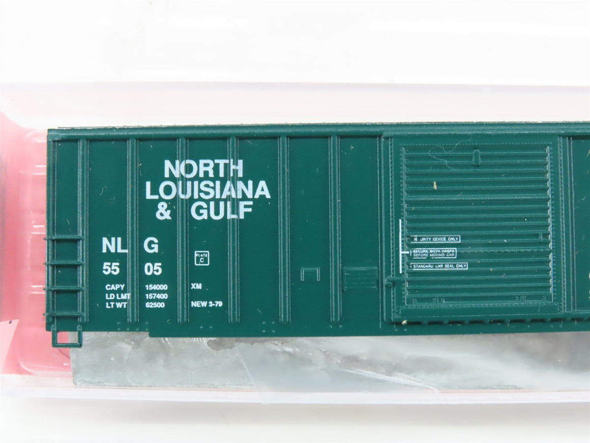 N Roundhouse Kit #8857 NL&amp;G North Louisiana &amp; Gulf 50&#39; Single Door Box Car #5505