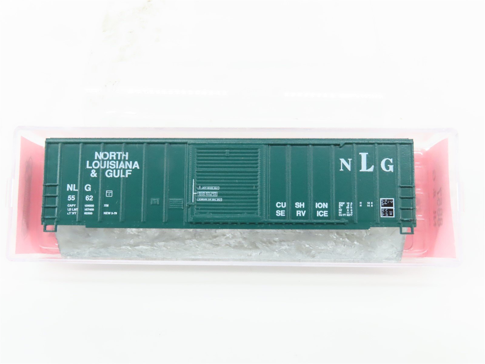 N Roundhouse Kit #8857 NL&G North Louisiana & Gulf 50' Single Door Box Car #5562