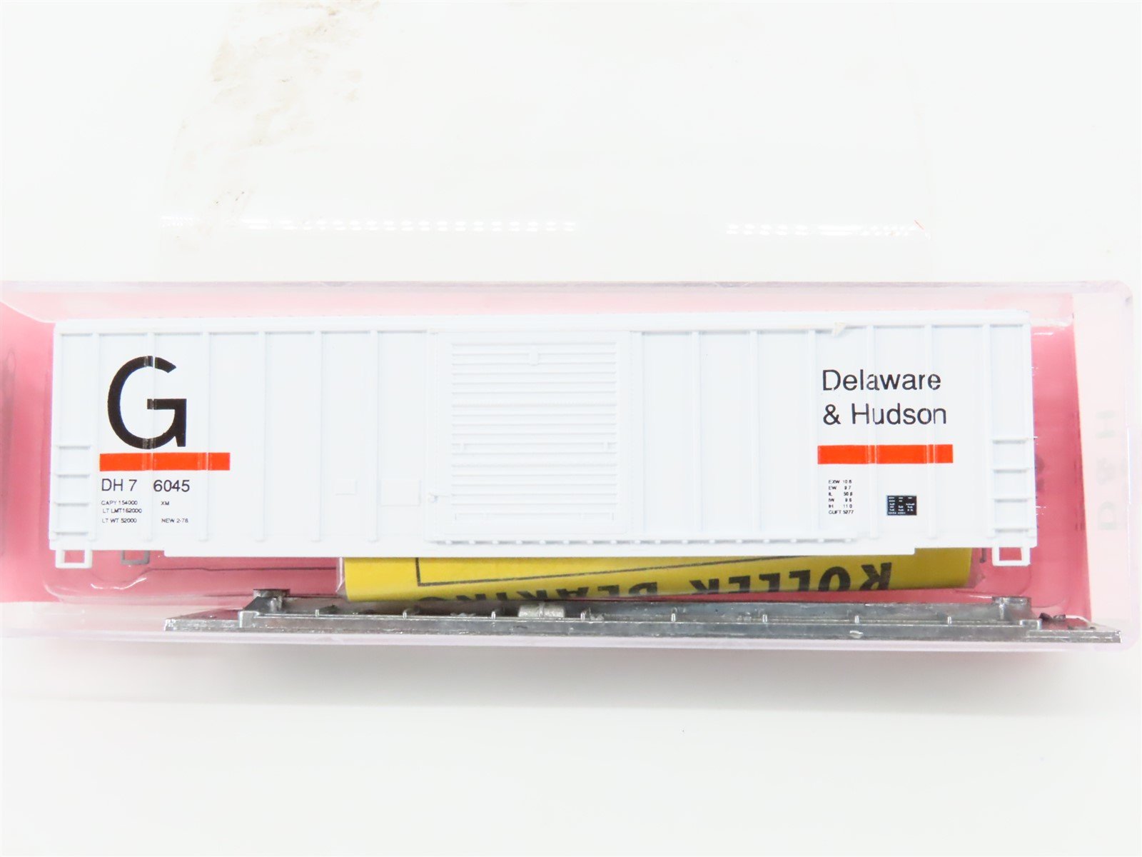 N Scale Roundhouse Kit #8860 D&H Delaware & Hudson Guilford 50' Box Car #76045