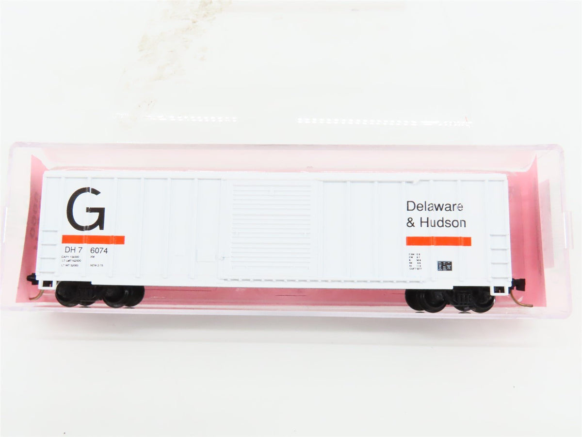 N Scale Roundhouse 8860 D&amp;H Delaware &amp; Hudson Guilford 50&#39; Box Car #76074