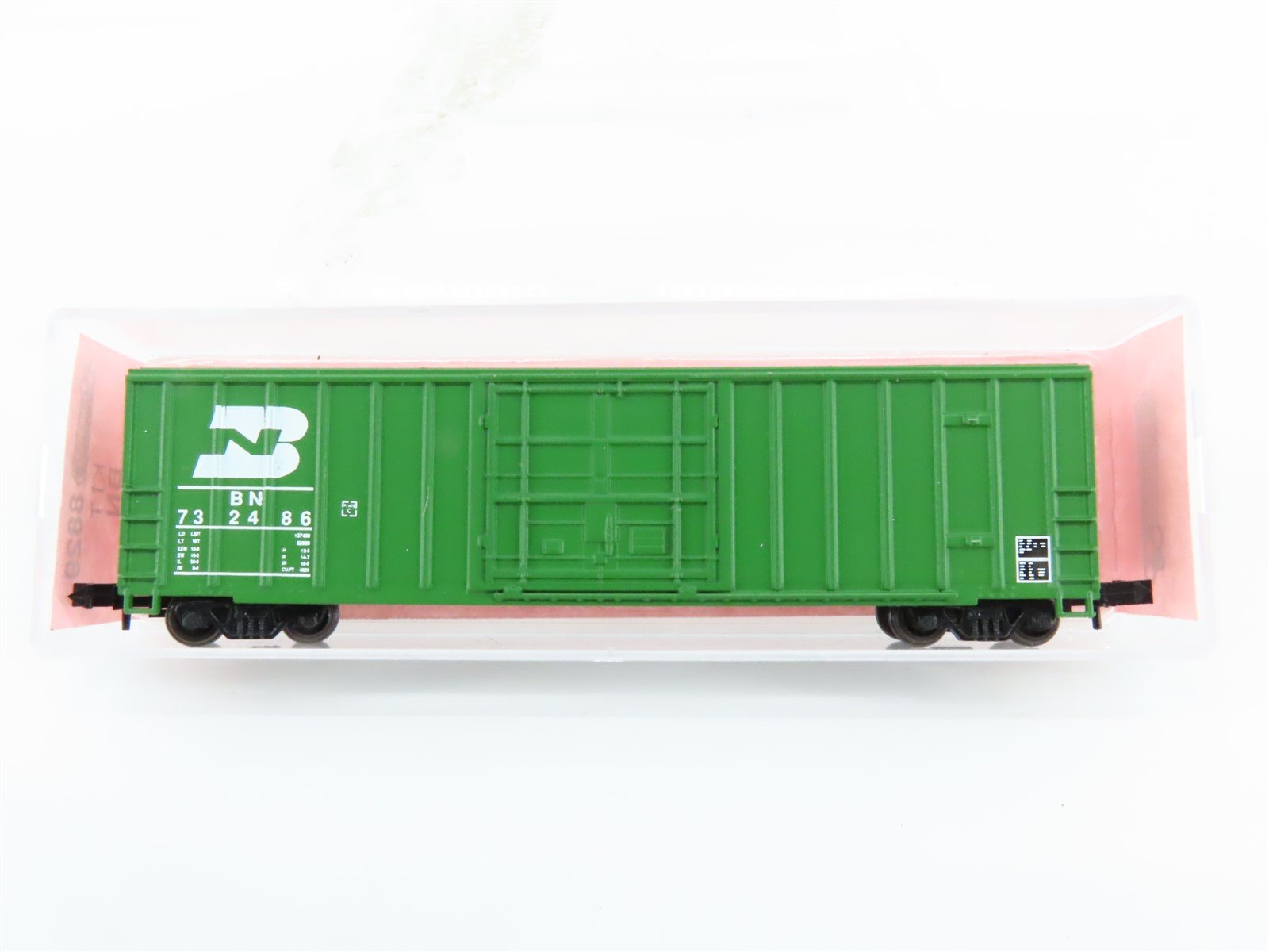 N Scale Roundhouse 8829 BN Burlington Northern 50' Plug Door Box Car #732486