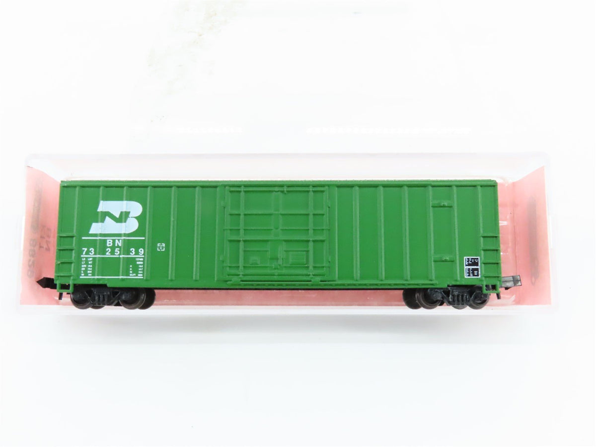 N Scale Roundhouse 8829 BN Burlington Northern 50&#39; Plug Door Box Car #732539