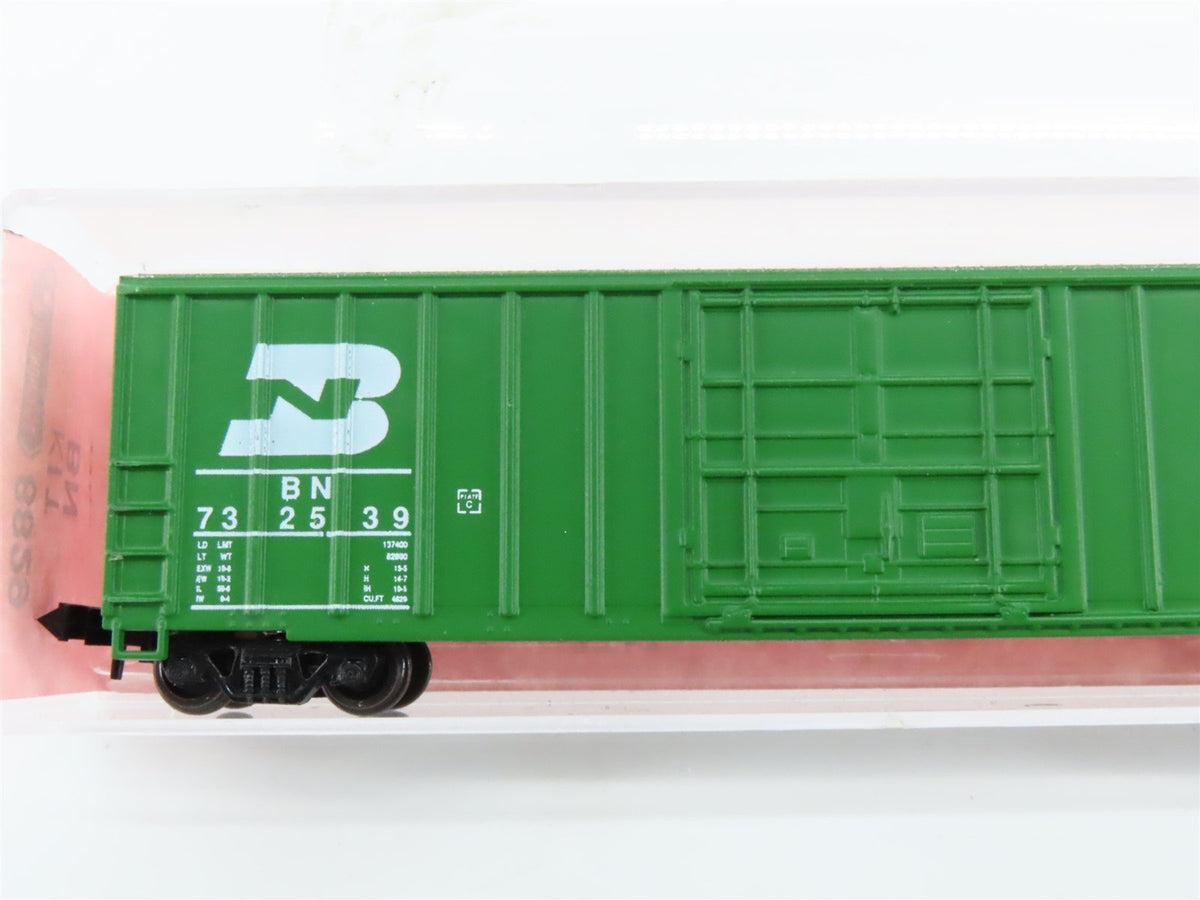 N Scale Roundhouse 8829 BN Burlington Northern 50&#39; Plug Door Box Car #732539