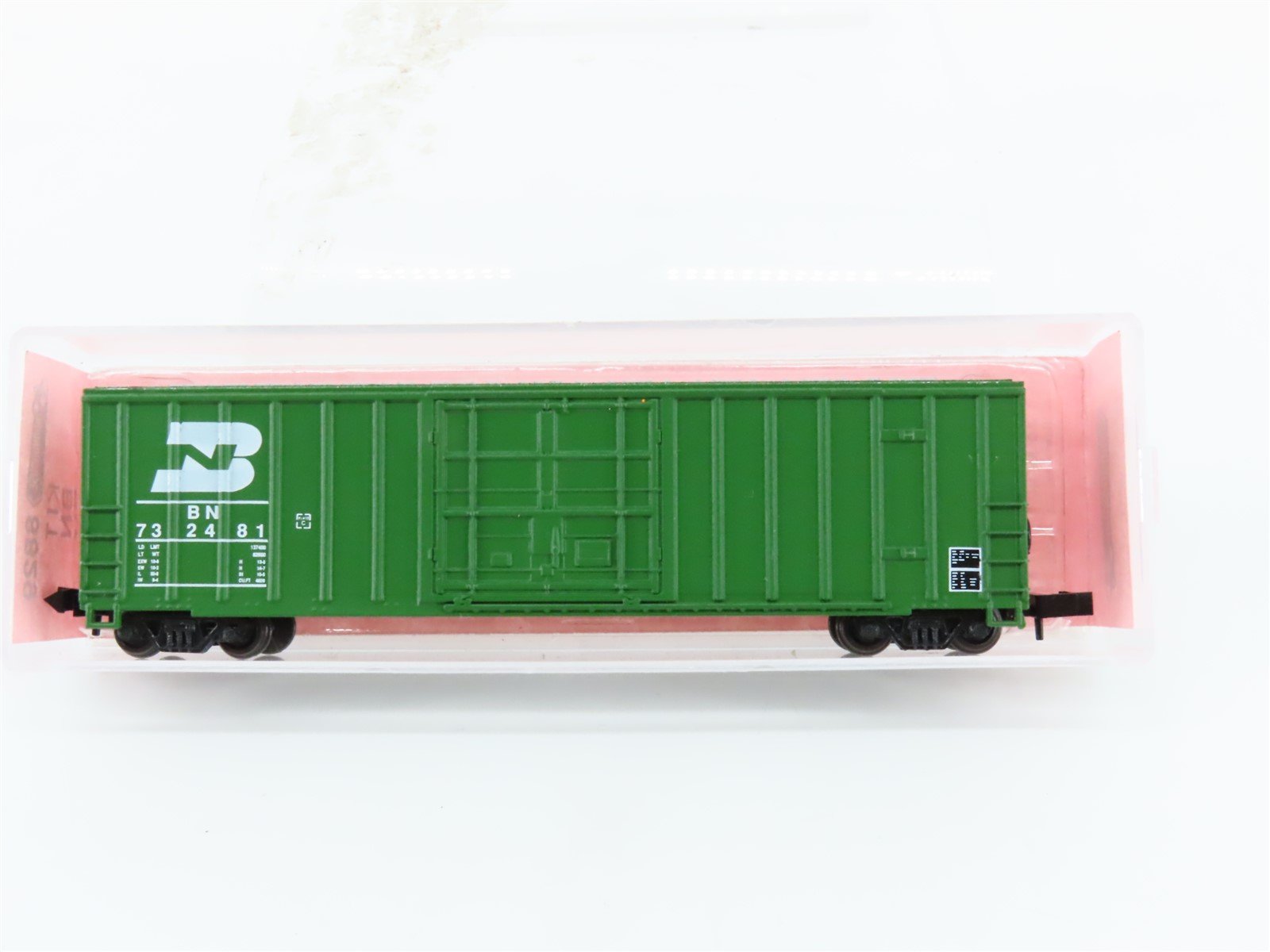 N Scale Roundhouse 8829 BN Burlington Northern 50' Plug Door Box Car #732481