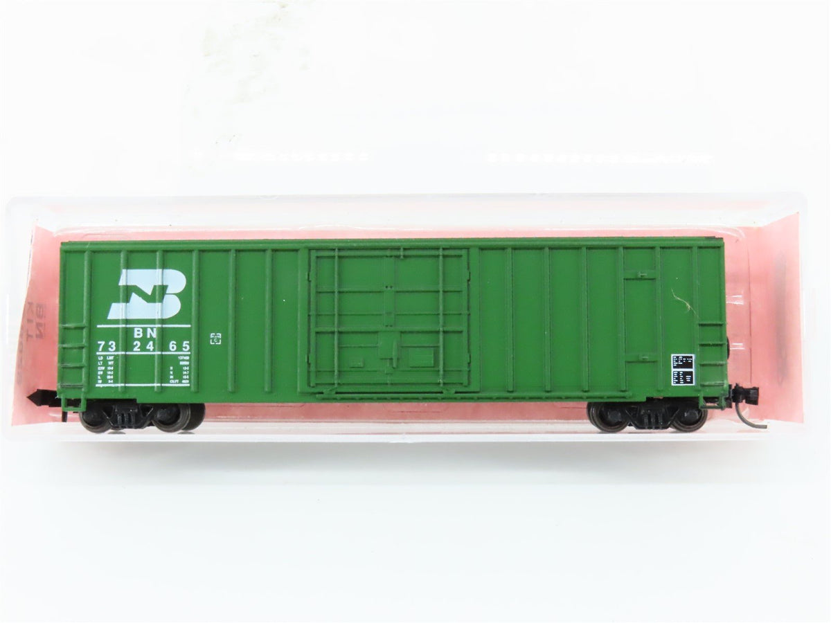 N Scale Roundhouse 8829 BN Burlington Northern 50&#39; Plug Door Box Car #732472