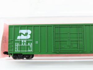 N Scale Roundhouse 8829 BN Burlington Northern 50' Plug Door Box Car #732472