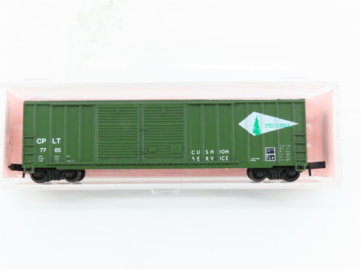 N Scale Roundhouse 8825 CPLT Camino Placerville &amp; Lake Tahoe 50&#39; Box Car #7705