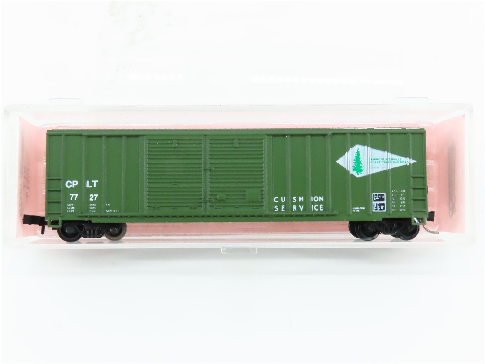 N Scale Roundhouse 8825 CPLT Camino Placerville & Lake Tahoe 50' Box Car #7727