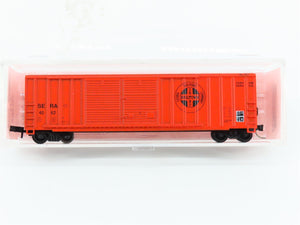 N Scale Roundhouse 8824 SERA Sierra Railroad 50' Double Door Box Car #4062