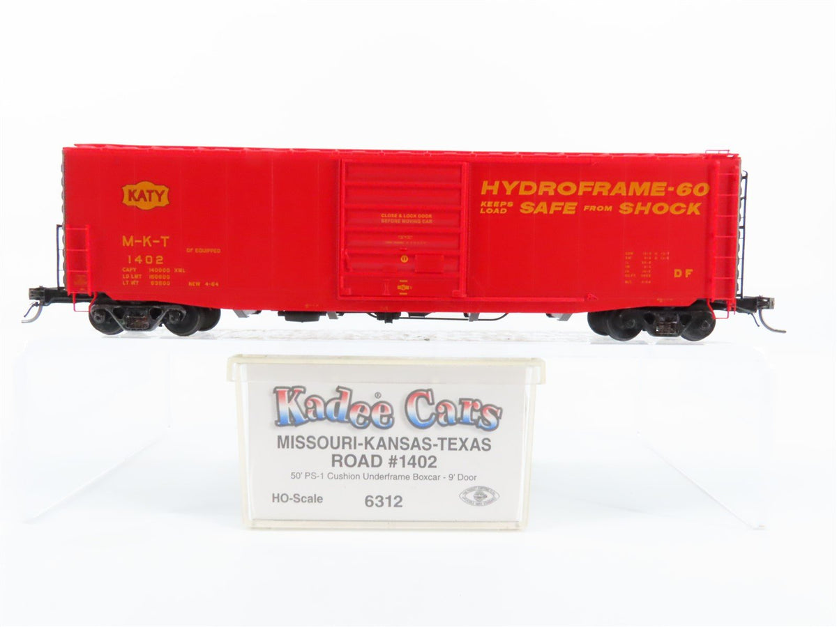 HO Scale Kadee 6312 M-K-T Katy Railroad 50&#39; Single Door Box Car #1402