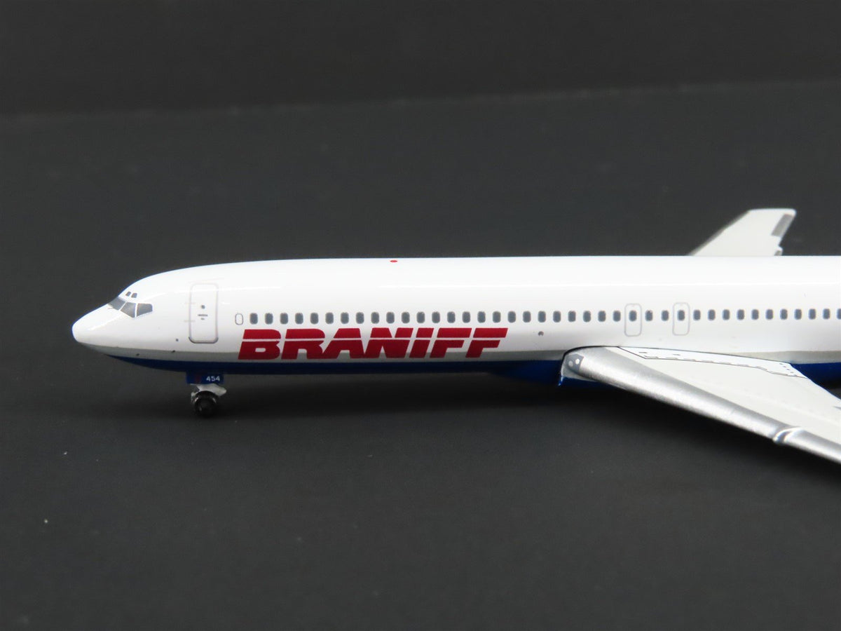 1:400 Gemini Jets Select LE GSBNF026 Die-Cast Braniff Boeing 727-200 Airliner