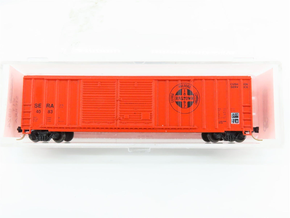 N Scale Roundhouse 8824 SERA Sierra Railroad 50&#39; Double Door Box Car #4083