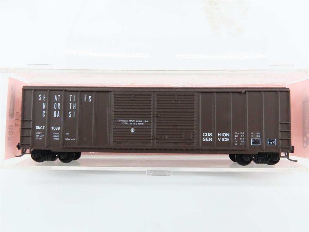 N Roundhouse 8823 SNCT Seattle &amp; North Coast 50&#39; Double Door Box Car #1088