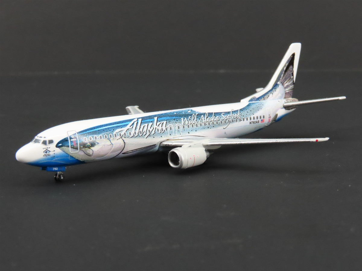 1:400 Gemini Jets GJASA607 Die-Cast Alaska Airlines Boeing 737-400 Airliner