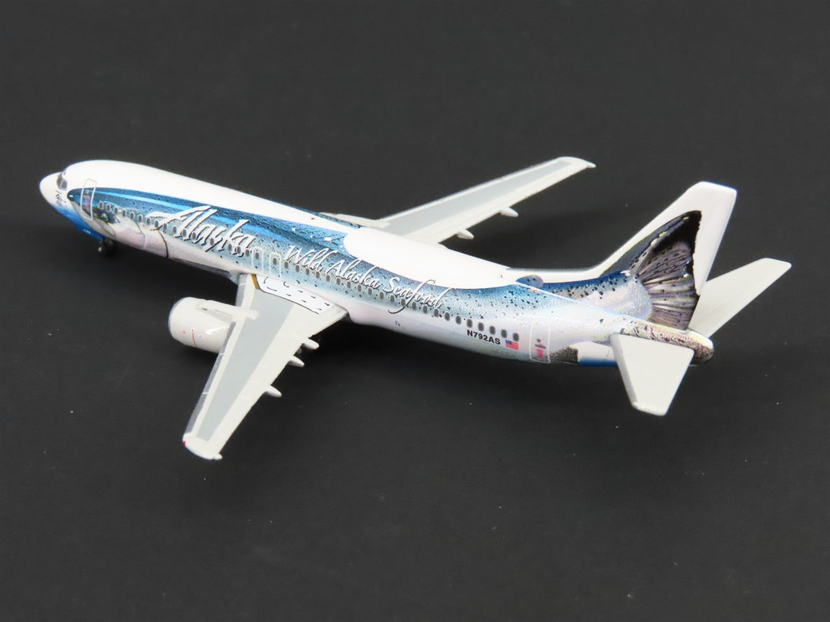 1:400 Gemini Jets GJASA607 Die-Cast Alaska Airlines Boeing 737-400 Airliner