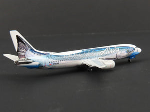 1:400 Gemini Jets GJASA607 Die-Cast Alaska Airlines Boeing 737-400 Airliner