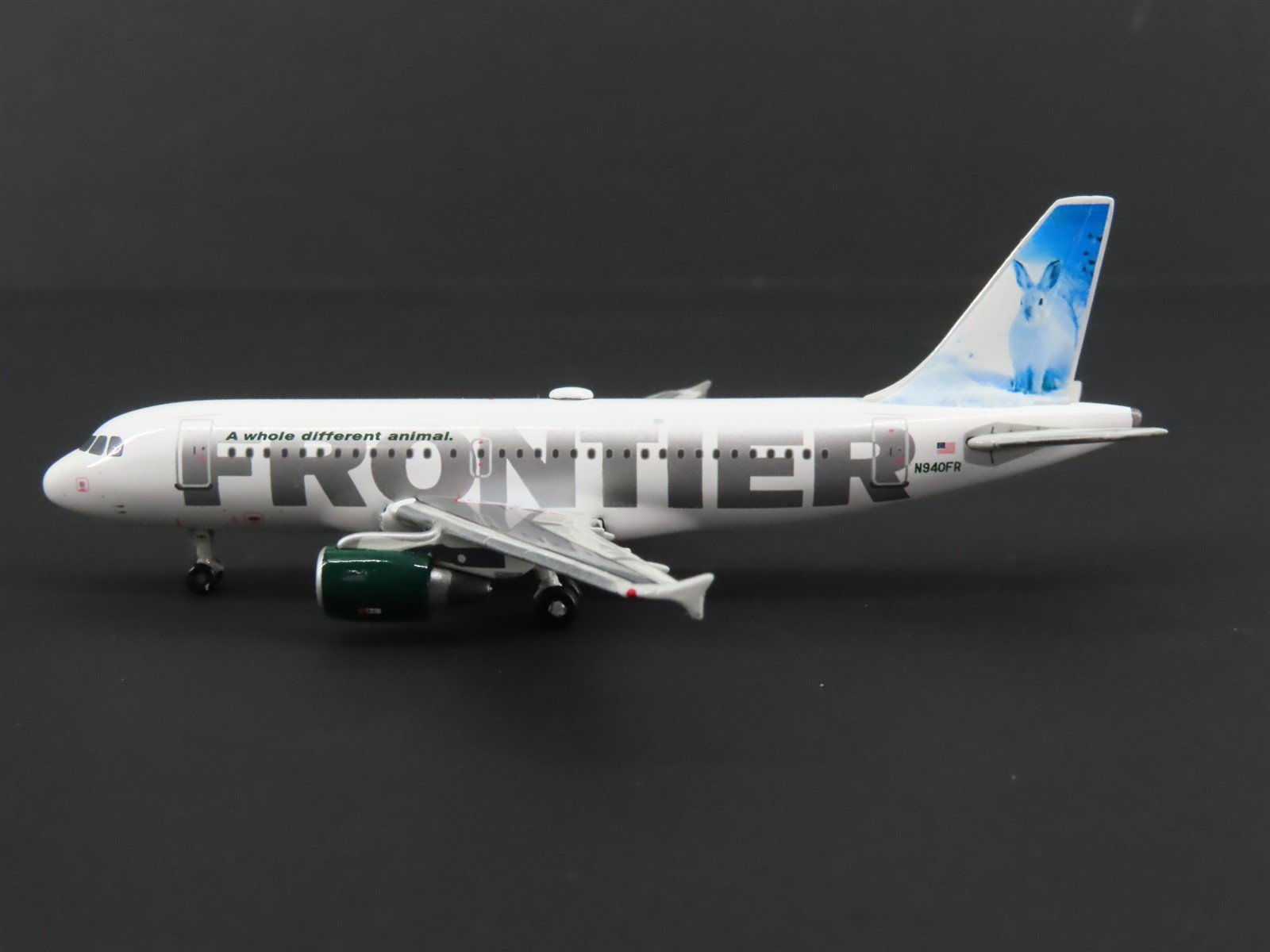 1:400 Scale Gemini Jets GJFFT139 Die-Cast Frontier Airlines Airbus A319 Airliner