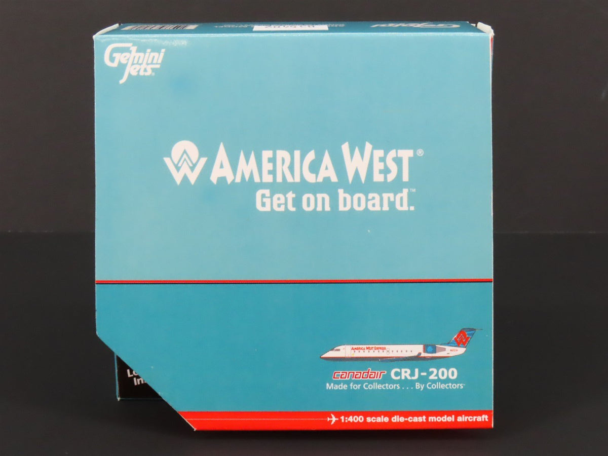 1:400 Scale Gemini Jets GJAWE514 America West Express Canadair CRJ-200 Airliner